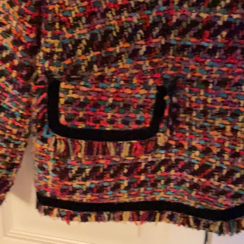 Multicolored tweed jacket. - Picture 5 of 5